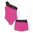 thumbnail image 5 of Alvivi Kids Girls Sleeveless Gymnastics Leotard with Boyshorts Set 6-16, 5 of 5