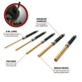 thumbnail image 3 of Performance Tool W759 Brass Roll Pin Punch Set to Remove Pins with Knurled Steel Handles for Good Grip, 8-Inches, 5-pc, 3 of 8