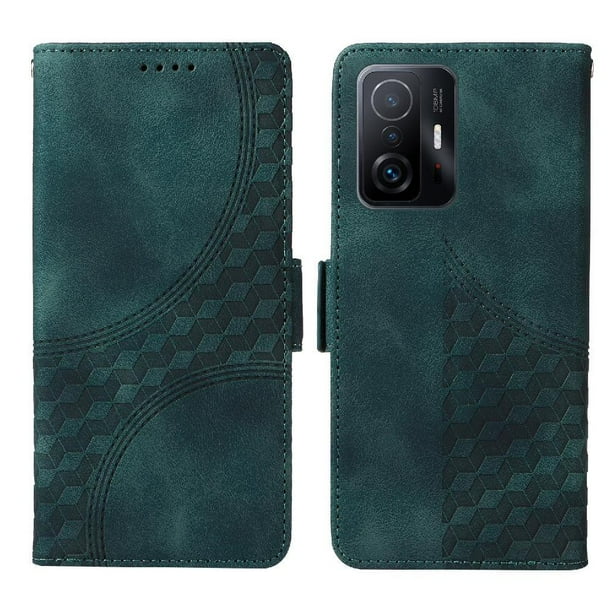 Funda GANGXUN para Xiaomi 11T/11T Pro con diseño acolchado elegante, cuero PU, protección total y ajuste preciso