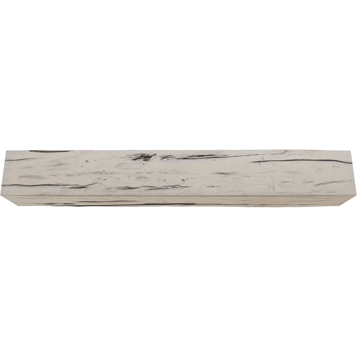 Ekena Millwork 12"W x 8"H x 10'L 3-Sided (U-beam) Riverwood Endurathane Faux Wood Ceiling Beam, Burnished Pine
