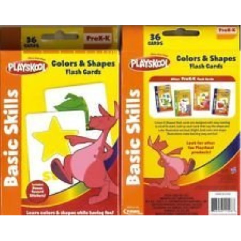 Playskool Colors and Shapes 36 Flash Cards