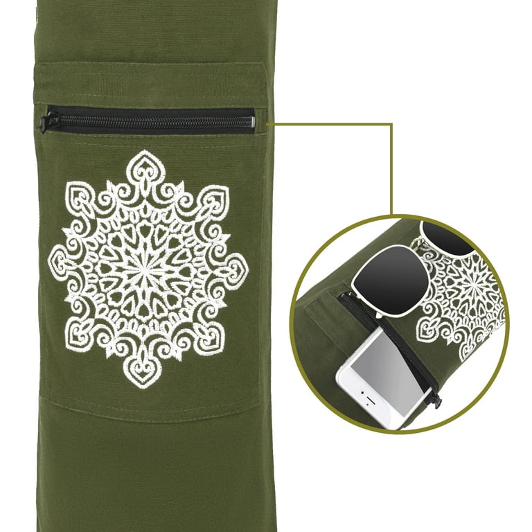 Best Yoga Mat Bag Muka Yoga Mat Bag - Breathable Cotton Carrier With Drawstring & Adjustable Strap Hot Yoga