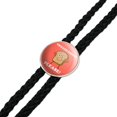 thumbnail image 2 of Grilled Cheese Please Sandwich Funny Humor Western Southwest Cowboy Necktie Bow Bolo Tie, 2 of 4