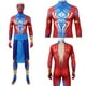 thumbnail image 2 of Disfraz de la India Pavitr Prabhakar para hombre, mono de araña Zentai para Cosplay, Bodysuit Cross Verse, Halloween, Carnaval, fiesta, juego de rol Fivean unisex, 2 of 2