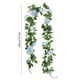 thumbnail image 3 of Guirnalda Artificial Qazbgdl de 2 M con 7 Rosas Azules | Enredadera de Flores de Seda para Arco de Boda, Centro de Mesa de Fiesta y Camino de Mesa | Incluye 1 Guirnalda, 3 of 6