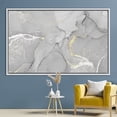 thumbnail image 2 of Gray And Gold Art, Gray Marble Printed Canvas, Gold Marble Canvas, Modern Marble Canvas Art, Alcohol Ink Art, Marble Printed Canvas, Canvas Wall Decor - White Framed, 2 of 9