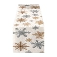 thumbnail image 2 of ZZkhGO Festive Christmas Table Runner, Vintage Striped Linen Tablecloth Art, Decor for Dining Room Party, 2 of 5