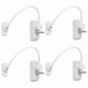 thumbnail image 1 of 4-Pack Stainless Steel Safety Locks for Windows and Doors, Childproof Cable Catch with Keys for Home Security, 1 of 2