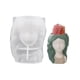 thumbnail image 1 of CAIROYAR Retrato de belleza Diy Molde de resina epoxi Maceta de flores Modelo de florero de niña de silicona ﻿♯, 1 of 7