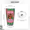 thumbnail image 3 of Chicken Tumbler 20oz Coffee Cup with Lid Magic Mushroom Psychedelic Decor, 3 of 6