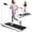 White, variant on 2 in 1 Foldable Walking Pad with Incline and Handle Bar, Compact Under Desk Treadmill with LED Display & Remote Control, Portable Treadmills for Home Office Small Spaces, 300 LBS Capacity