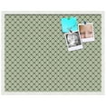thumbnail image 2 of PinPix ArtToFrames 28x22 Custom Cork Bulletin Board    Poster Board Has a Fabric Style Canvas Finish, Framed in Satin White Frame (PinPix-229), 2 of 5