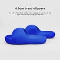thumbnail image 4 of Women's Sandals Simple Solid Color Raised Bread Ergonomic Non-Slip Bottom Summer Slipper Sandals, 4 of 9