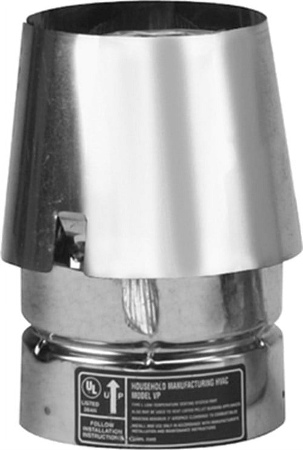 Selkirk 243803 Pellet Exit Stove Pipe Cap, 3"