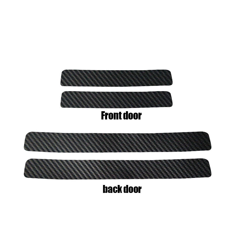 TYTSP 3D Carbon Car Door Sills Stickers Universal Car Door Edge Entry Guards Scratch Cover Sill Protector 