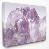 The Stupell Home Decor Collection Amethyst Crystal Mountains Wall Art