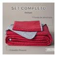 thumbnail image 3 of Edredón Ligero Real Textil + 1 Funda de Almohada, Juego de Colcha Individual, Color Rojo/Gris, 3 of 9