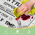 thumbnail image 4 of Kitchen Rules Kitchen Mats Set of 2 Farmhouse Kitchen Mats Washable Kitchen Floor Mats Anti Fatigue Kitchen Rugs with Funny Quotes for Home Office Bathroom Entryway Decoration, 4 of 6