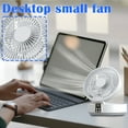 thumbnail image 5 of Wall Mounted Fan with Remote Control, Foldable Portable Fan for Bedroom, Dormitory, Desktop, Home Use - 3 Speed Adjustable, Quiet Operation, Built-in Battery, Includes Night Light (Navy/White), 5 of 6