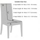 thumbnail image 3 of Fundas para sillas de comedor de 4 piezas, funda elástica para silla, elástica lavable extraíble para ajuste universal (negro), 3 of 5