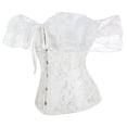 thumbnail image 2 of Babysbule Womens Clearance Shapewear Ladies Sexy Solid Vintage Tunic Corset Tube Waist Support Body Sculpting Abdominal Tightening Breasted Tops, 2 of 8