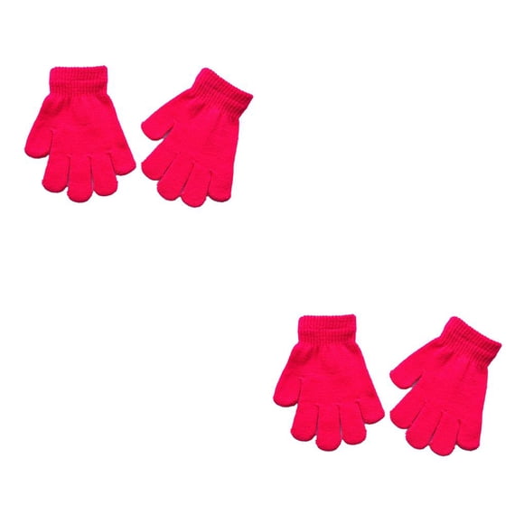 Minnieouse 1 par de guantes para niños, guantes para mantener el calor, ropa cómoda para niños y niñas, accesorio para ropa de invierno, azul Type2 NO2