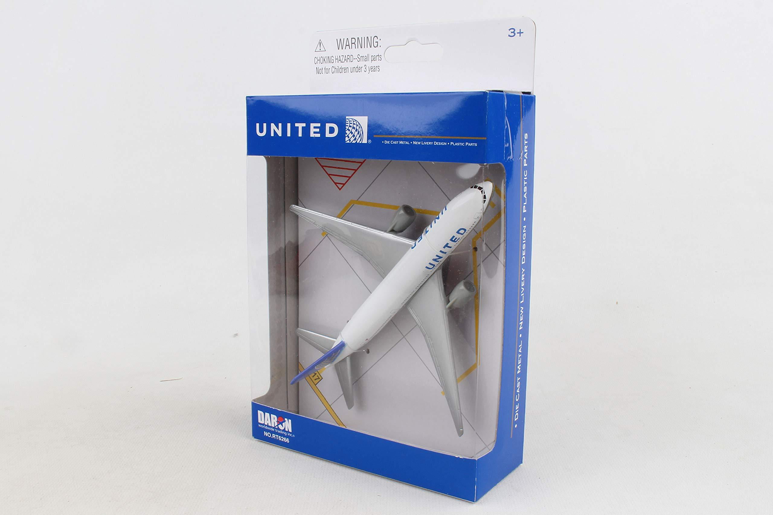 United Airlines 777 airplane toy plane RT6266 