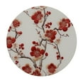thumbnail image 2 of Nawypu Flower-4 Waterproof Round Tablecloth, 100% Polyester Fiber, Elastic Band Closure, Suitable for 36in, 44in, 48in, 52in, 60in, 70in Round Tables White, 2 of 7