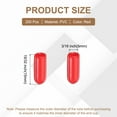 thumbnail image 2 of 200pcs Pegboard Hooks Protector Rubber End Caps, Peg Board Hook Flexible Prongs End Tips Caps Rack Cover for Pegboard  Dishwasher Hook, Red(16mm Long 4mm Inner Dia), 2 of 6