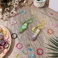 DIY Keychain Findings Kits Including Strawberry Alloy Swivel Clasps ...