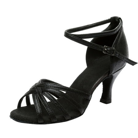 

Bxzhiri Women Fashion Dancing Rumba Waltz Prom Ballroom Latin Dance Sandals Shoes