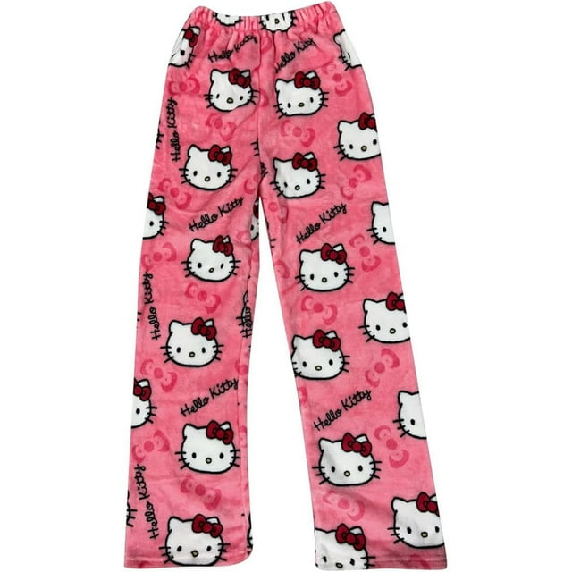 Pantalon de Pyjama en Flanelle d'Hiver, Pantalon Décontracté à Motif pour l'Automne, Rose Pâle 120