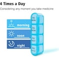 thumbnail image 3 of TIFOR Pill Organizer 4 Times a Day, Daily Pill Box Organizer, Large Weekly Medicine Pill Organizer, Pill Cases Organizers 7 Day, Pill Boxes 7 Day to Hold Vitamins, Medication, 3 of 8