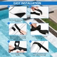 thumbnail image 5 of Correas de sujeción, accesorios, carrete de cubierta solar, juego de ruedas para sombrilla, correas de sujeción para cubierta de piscina, para cubiertas de lona para piscina, 5 of 5