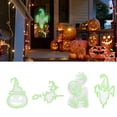 thumbnail image 4 of Calcomanías Luminosas De Halloween, Patrón De Halloween 4 Piezas Pegatinas Luminosas De Halloween Efecto Fluorescente Sensación De Terror única Y Fácil De Usar Para Fiestas Anggrek Halloween Stickers, 4 of 8