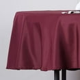 thumbnail image 2 of Balsa Circle Christmas Holidays 6 Pieces 70" Burgundy Round Polyester Tablecloths Linen, 2 of 8