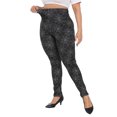 thumbnail image 5 of HDE Womens Plus Size Graphic Leggings Halloween Costume Tights Spiderweb 4X, 5 of 6