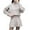 Beige, variant on Two Piece Sets for Women Turtleneck Long Sleeve Knit Tops and Mini Skirts Spring Summer Solid Color Trendy Bodycon Matching Sets