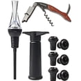 thumbnail image 2 of Nevlers All-In-One Wine Accessory Set | Wine Pump, 6 Stoppers, Wine Aerator Pourer & Steel Corkscrew Opener, 2 of 5