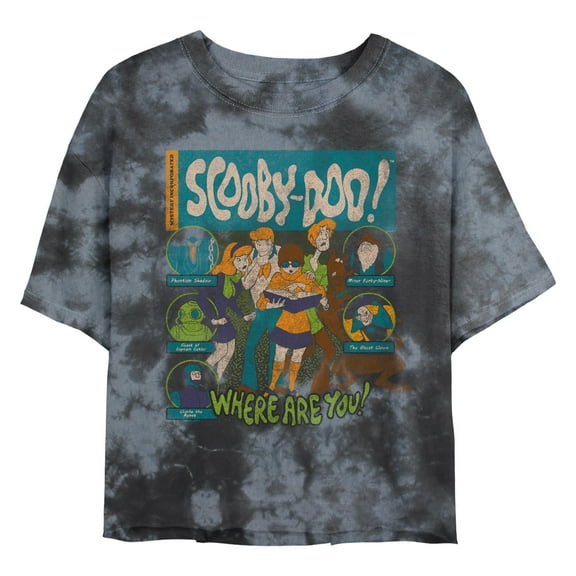 Junior's Scooby Doo Where Are You Monsters Graphic T-Shirt