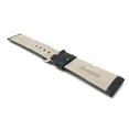thumbnail image 4 of 24mm Mens' Alligator Style Leather Watch Strap Band, White Stitching, Stainless Steel Buckle, 4 of 7
