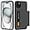Black, variant on for iPhone 15 Case with Card Holder Heavy Duty Dual Layer Shockproof iPhone 15 Wallet Case Hidden Card Slot Slim Phone Case for iPhone 15 (Pink)