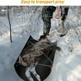 thumbnail image 4 of Deer Drag Sled for Hunting & Ice Fishing - Heavy Duty Game Hauler with Pull Rope, Thickened Design for Transporting Deer, Firewood, Fishing Gear & Hunting Accessories Easily, 4 of 9