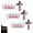 3PCS, variant on Jinerra Blessed Jesus Edition Cross Emblem Metal Badge, 3D Jesus Christ Cross Edition Car Emblem Stickers with American Flag,Christian Patriotic Emblem for Auto, Trucks, SUV, Bumper