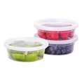 thumbnail image 1 of Contenedores de almacenamiento de alimentos TashiBox 240 ml (8 oz), 50 juegos, 1 of 7