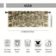 thumbnail image 3 of Rdsfhsp Vintage Damask Floral Pattern Window Valance Elegant Luxury Short Curtain Rod Pocket Living Room, 3 of 5