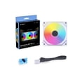 thumbnail image 2 of LIAN LI UNI FAN SL INFINITY 140 RGB WHITE ---UF-SLIN140-1W(No controller included), 2 of 12