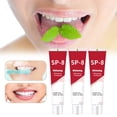 thumbnail image 2 of Sp-8 Anti-Bad Breath Probiotic Toothpaste (300g) 3-Pack – Ultra Whitening,SP8 Probiotic Formula, SP7 Ultra Toothpaste for Oral Health, Whitens & Protects Teeth, Family Value Bundle, 2 of 9