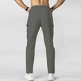 thumbnail image 6 of Txeol Sweatpants for Men Athletic Jogger Pants with Zipper Pockets Lightweight Stretch Gym Outdoor Activities Sportswear 2025-Dark Gray,M, 6 of 7