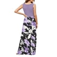 thumbnail image 5 of OutfitShow Women Summer Dress Sleeveless Loose Casual Long Maxi Dresses with Pockets, 5 of 6